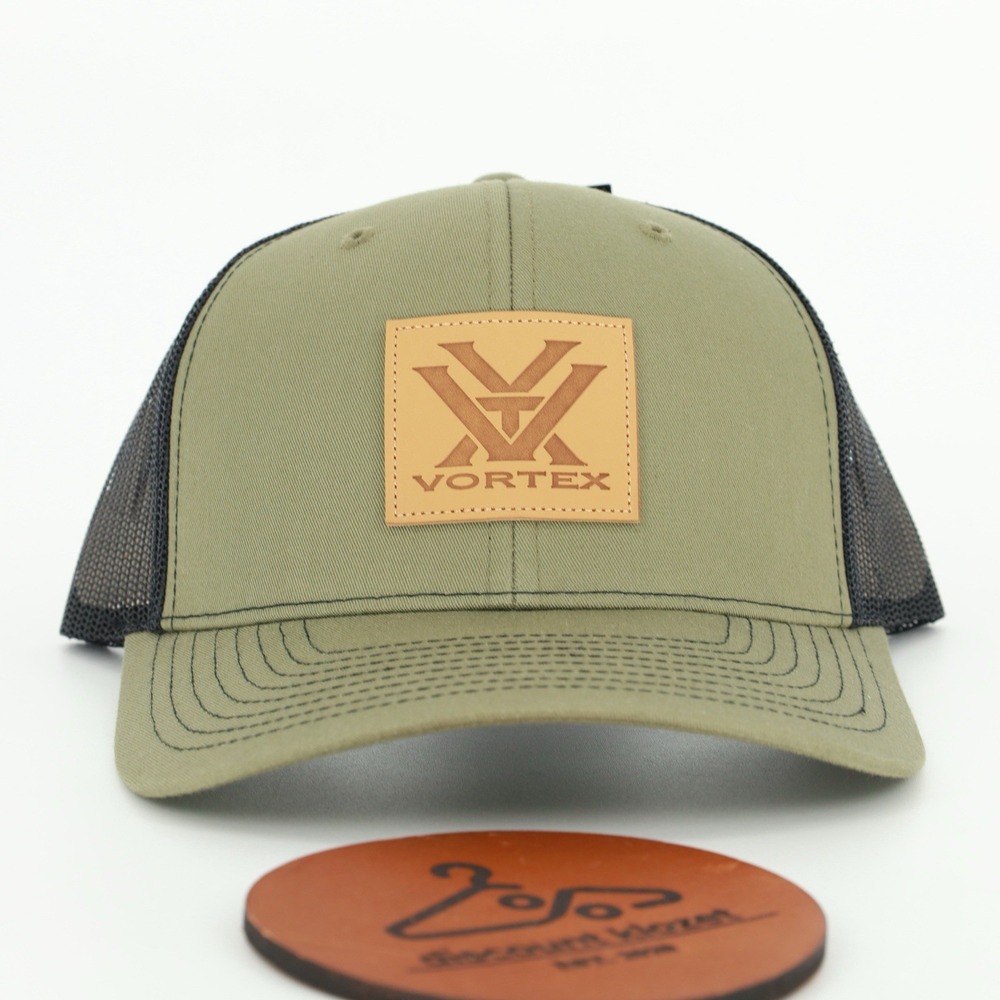 Vortex Snapback Hat Cap Trucker‎ Hat Olive Black Barneveld 608 120-31-LOD NWT